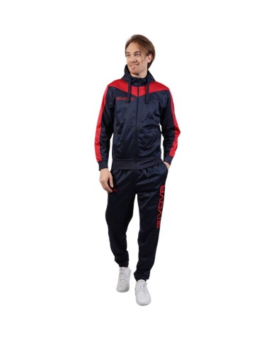 Tuta ROMA Givova Micropile con Cappuccio TT013 Unisex Rosso Blu TT0131204 Tuta ROMA Givova Micropile con Cappuccio TT013 Unisex Rosso Blu TT0131204