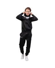Tuta ROMA Givova Micropile con Cappuccio TT013 Unisex Nero Bianco TT0131003