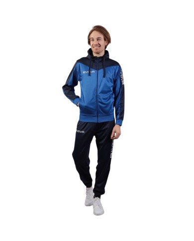 Tuta ROMA Givova Micropile con Cappuccio TT013 Unisex Azzurro Blu TT0130204 Tuta ROMA Givova Micropile con Cappuccio TT013 Unisex Azzurro Blu TT0130204