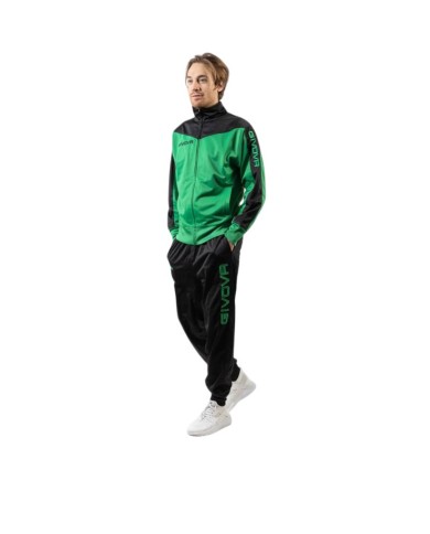 TUTA ROMA TRIACETATO VERDE/NERO Tg. L TUTA ROMA TRIACETATO VERDE/NERO Tg. L