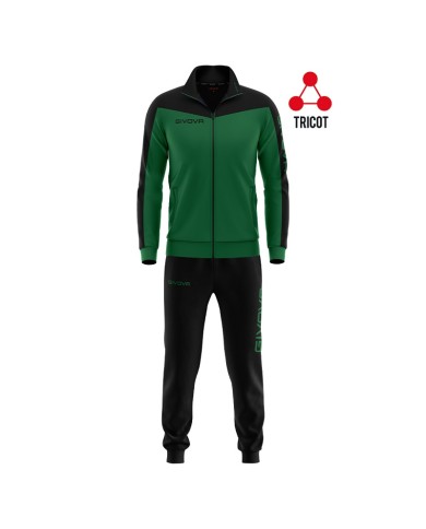 TUTA ROMA TRIACETATO VERDE/NERO Tg. L TUTA ROMA TRIACETATO VERDE/NERO Tg. L