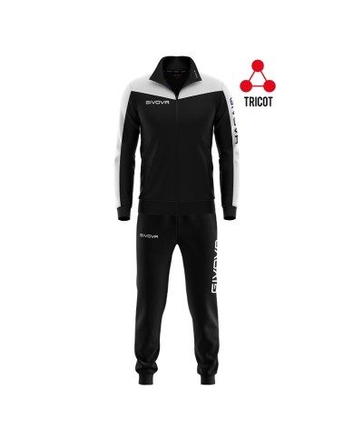 TUTA ROMA TRIACETATO NERO/BIANCO Tg. L TUTA ROMA TRIACETATO NERO/BIANCO Tg. L
