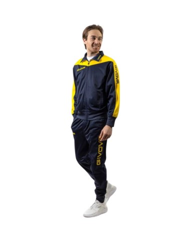 TUTA ROMA TRIACETATO BLU/GIALLO Tg. XL TUTA ROMA TRIACETATO BLU/GIALLO Tg. XL