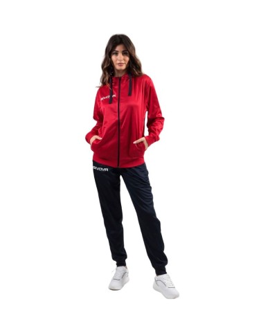 Tuta SORRENTO KING Givova in Polarfleece TR038 Unisex Rosso Blu TR0381204 Tuta SORRENTO KING Givova in Polarfleece TR038 Unisex Rosso Blu TR0381204
