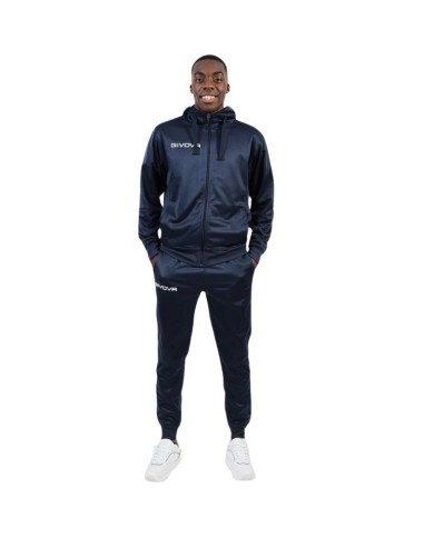 Tuta SORRENTO KING Givova in Polarfleece TR038 Unisex Blu TR0380404 Tuta SORRENTO KING Givova in Polarfleece TR038 Unisex Blu TR0380404