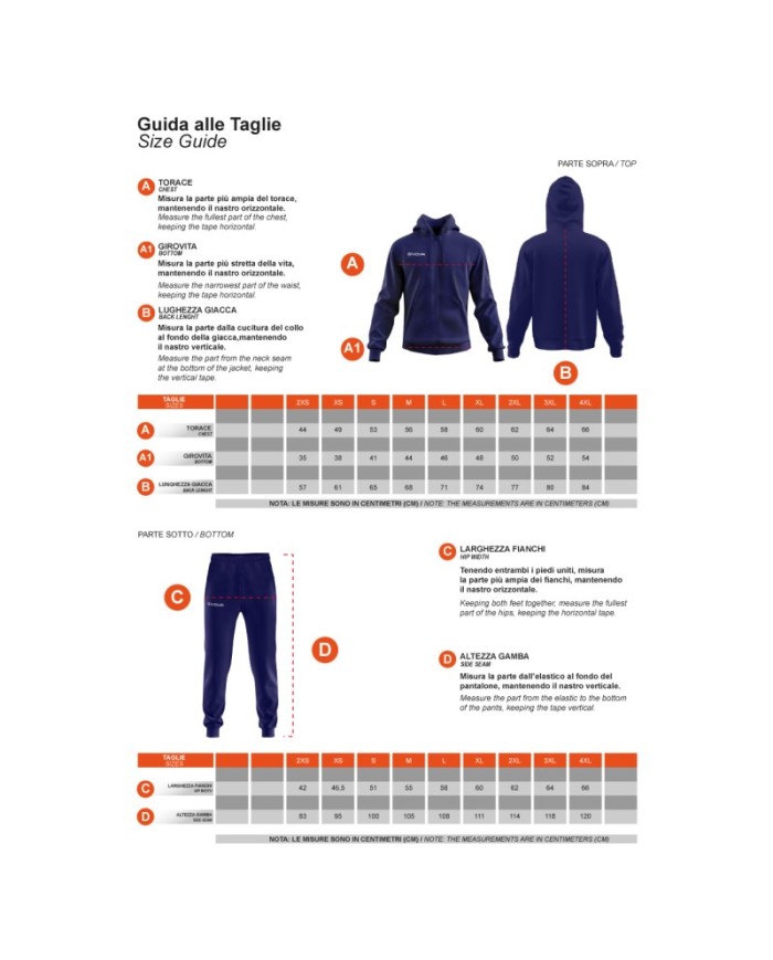 Tuta SORRENTO KING Givova in Polarfleece TR038 Unisex Blu TR0380404 Tuta SORRENTO KING Givova in Polarfleece TR038 Unisex Blu TR0380404