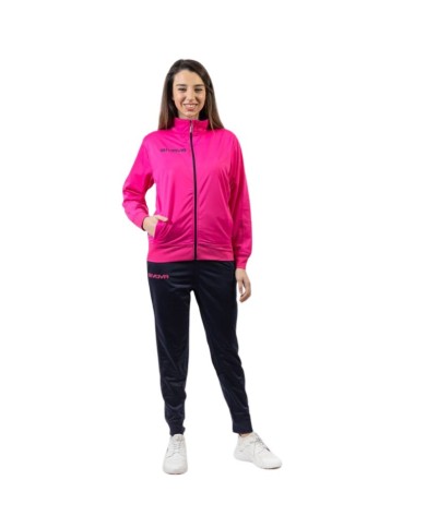 Tuta Givova TORINO TR031 Fuxia Blu Unisex Sport Fitness TR0310604 Tuta Givova TORINO TR031 Fuxia Blu Unisex Sport Fitness TR0310604