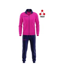Tuta Givova TORINO TR031 Fuxia Blu Unisex Sport Fitness TR0310604