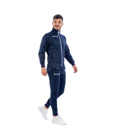 Tuta Givova TORINO TR031 Blu Bianco Unisex Sport Fitness TR0310403 Tuta Givova TORINO TR031 Blu Bianco Unisex Sport Fitness TR0310403
