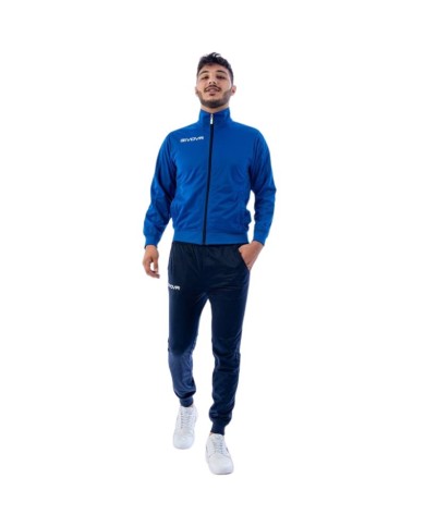 Tuta Givova TORINO TR031 Azzurro Blu Unisex Sport Fitness TR0310204 Tuta Givova TORINO TR031 Azzurro Blu Unisex Sport Fitness TR0310204