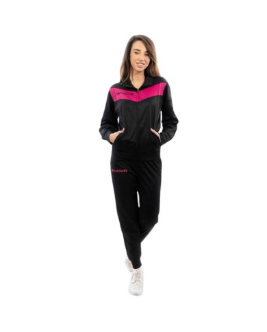 Tuta Givova VISA FLUO TRIACETATO TR018F Nero Fuxia Unisex TR018F1006