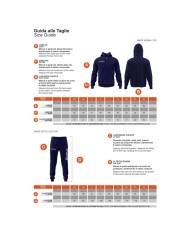 Tuta VISA MELANGE POLARFLEECE Givova TR018P con Cappuccio Nero Grigio TR018P1044