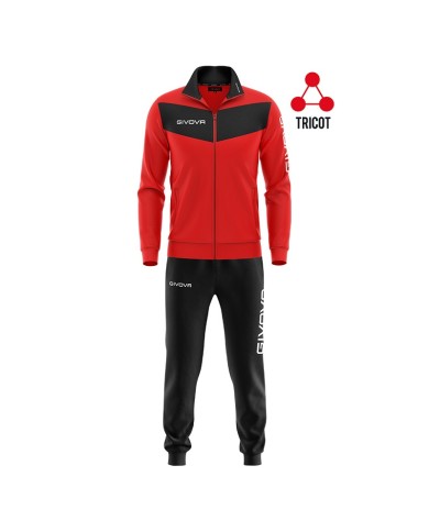 TUTA VISA TRIACETATO ROSSO/NERO Tg. M TUTA VISA TRIACETATO ROSSO/NERO Tg. M