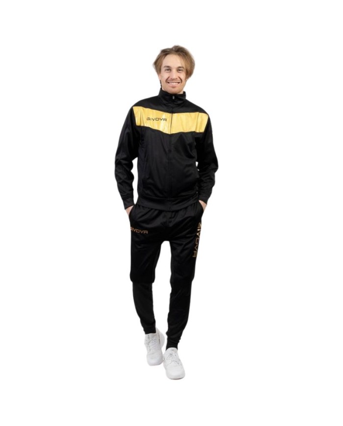 TUTA LUXURY  VISA IN TRIACETATO NERO/ORO Tg. XL TUTA LUXURY  VISA IN TRIACETATO NERO/ORO Tg. XL