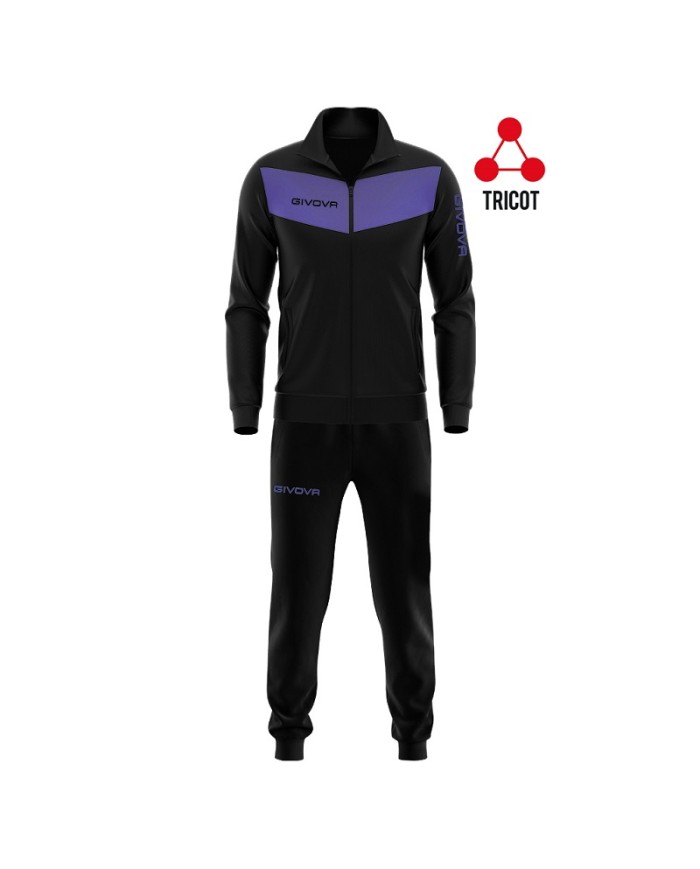 TUTA VISA TRIACETATO 4S NERO/VIOLA Tg. 2XL TUTA VISA TRIACETATO 4S NERO/VIOLA Tg. 2XL