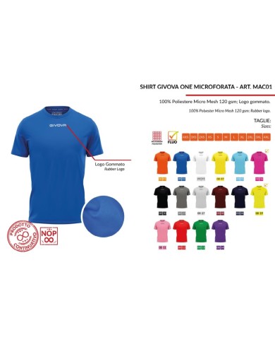 SHIRT GIVOVA ONE MICROFORATA FUXIA Tg. 2XL SHIRT GIVOVA ONE MICROFORATA FUXIA Tg. 2XL
