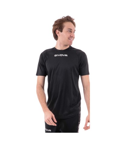 SHIRT GIVOVA ONE MICROFORATA NERO Tg. 2XL SHIRT GIVOVA ONE MICROFORATA NERO Tg. 2XL