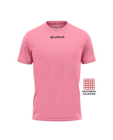 SHIRT GIVOVA ONE MICROFORATA ROSA Tg. 2XL SHIRT GIVOVA ONE MICROFORATA ROSA Tg. 2XL