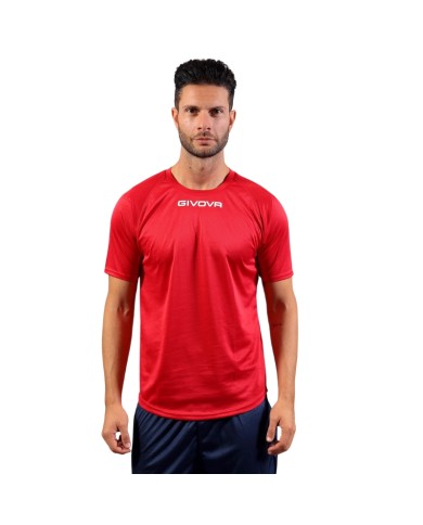SHIRT GIVOVA ONE MICROFORATA ROSSO Tg. 2XL SHIRT GIVOVA ONE MICROFORATA ROSSO Tg. 2XL