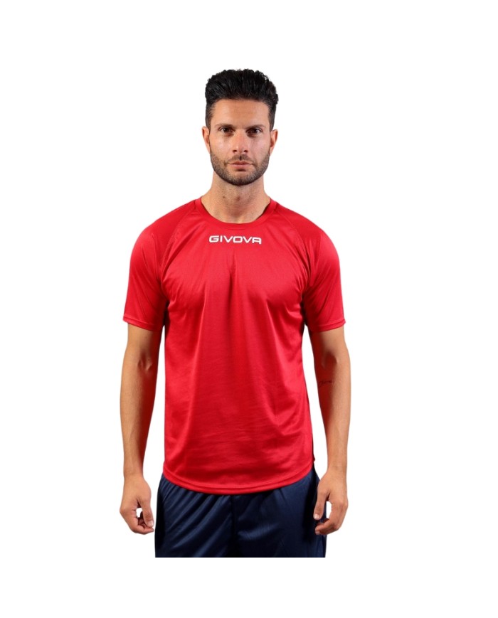 SHIRT GIVOVA ONE MICROFORATA ROSSO Tg. 2XL