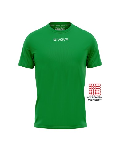 SHIRT GIVOVA ONE MICROFORATA VERDE Tg. 2XL SHIRT GIVOVA ONE MICROFORATA VERDE Tg. 2XL