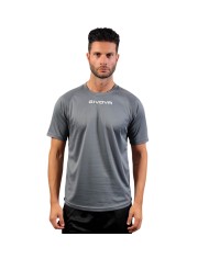 SHIRT GIVOVA ONE MICROFORATA GRIGIO CHIARO Tg. 2XL