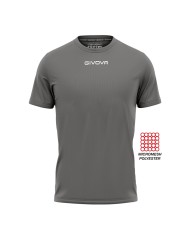 SHIRT GIVOVA ONE MICROFORATA GRIGIO SCURO Tg. 2XL