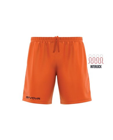 Pantaloncino Givova Capo Interlock P018 Short Arancio Sport Calcio P0180001 Pantaloncino Givova Capo Interlock P018 Short Arancio Sport Calcio P0180001
