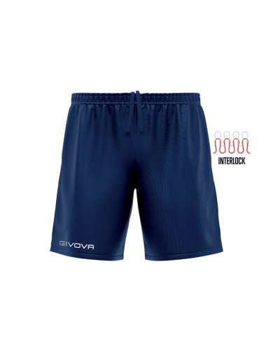 Pantaloncino Givova Capo Interlock P018 Short Blu Sport Calcio P0180004 Pantaloncino Givova Capo Interlock P018 Short Blu Sport Calcio P0180004
