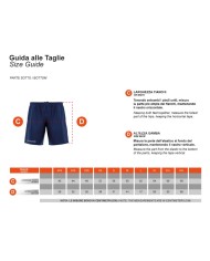 PANTALONCINO CAPO INTERLOCK BLU Tg. 2XL PANTALONCINO CAPO INTERLOCK BLU Tg. 2XL