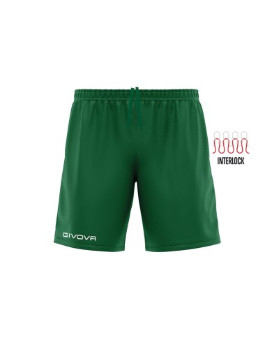 Pantaloncino Givova Capo Interlock P018 Short Verde Sport Calcio P0180013 Pantaloncino Givova Capo Interlock P018 Short Verde Sport Calcio P0180013