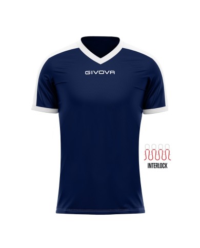 SHIRT REVOLUTION INTERLOCK BLU/BIANCO Tg. 2XL SHIRT REVOLUTION INTERLOCK BLU/BIANCO Tg. 2XL