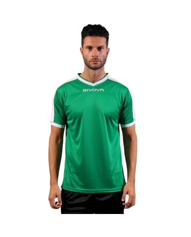 Maglia Givova Shirt Revolution Interlock MAC04 Verde Bianco Calcio Sport MAC041303 Maglia Givova Shirt Revolution Interlock MAC04 Verde Bianco Calcio Sport MAC041303