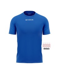 Maglia Givova Shirt Capo Interlock Azzurro MAC03 Calcio Sport MAC030002 Maglia Givova Shirt Capo Interlock Azzurro MAC03 Calcio Sport MAC030002