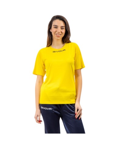 Maglia Givova Shirt Capo Interlock Giallo MAC03 Calcio Sport MAC030007 Maglia Givova Shirt Capo Interlock Giallo MAC03 Calcio Sport MAC030007