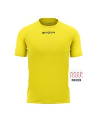 Maglia Givova Shirt Capo Interlock Giallo MAC03 Calcio Sport MAC030007 Maglia Givova Shirt Capo Interlock Giallo MAC03 Calcio Sport MAC030007