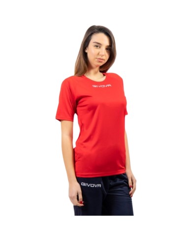 Maglia Givova Shirt Capo Interlock Rosso MAC03 Calcio Sport MAC030012 Maglia Givova Shirt Capo Interlock Rosso MAC03 Calcio Sport MAC030012