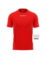 Maglia Givova Shirt Capo Interlock Rosso MAC03 Calcio Sport MAC030012 Maglia Givova Shirt Capo Interlock Rosso MAC03 Calcio Sport MAC030012