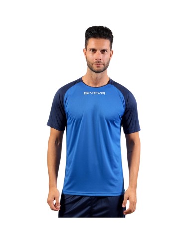 Maglia Givova Shirt Capo Interlock Azzurro Blu MAC03 Calcio Sport MAC030204 Maglia Givova Shirt Capo Interlock Azzurro Blu MAC03 Calcio Sport MAC030204