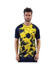 Maglia Givova Shirt Art M/C Interlock MAC05 Calcio Giallo Nero Unisex MAC050710 Maglia Givova Shirt Art M/C Interlock MAC05 Calcio Giallo Nero Unisex MAC050710