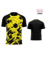 Maglia Givova Shirt Art M/C Interlock MAC05 Calcio Giallo Nero Unisex MAC050710 Maglia Givova Shirt Art M/C Interlock MAC05 Calcio Giallo Nero Unisex MAC050710