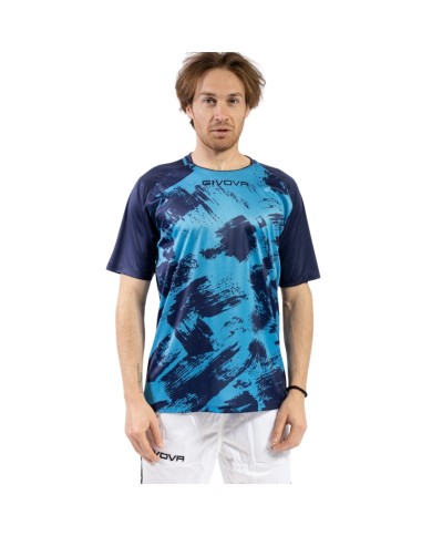 Maglia Givova Shirt Art M/C Interlock MAC05 Calcio Turchese Blu Unisex MAC052404 Maglia Givova Shirt Art M/C Interlock MAC05 Calcio Turchese Blu Unisex MAC052404