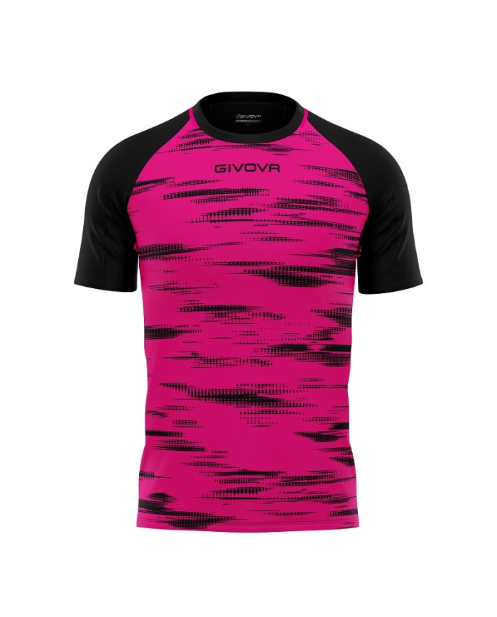 Maglia da Calcio Givova Pixel MA035 Padel Tennis Fuxia Nero MA0350610