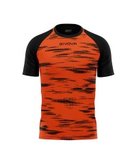 Maglia da Calcio Givova Pixel MA035 Padel Tennis Arancio Nero MA0351110 Maglia da Calcio Givova Pixel MA035 Padel Tennis Arancio Nero MA0351110