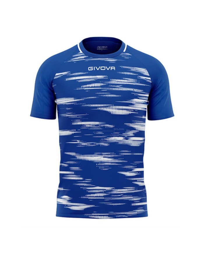 Maglia da Calcio Givova Pixel MA035 Padel Tennis Azzurro Bianco MA0350203