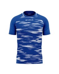 Maglia da Calcio Givova Pixel MA035 Padel Tennis Azzurro Bianco MA0350203