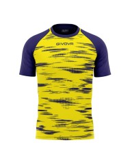 Maglia da Calcio Givova Pixel MA035 Padel Tennis Blu Giallo MA0350407 Maglia da Calcio Givova Pixel MA035 Padel Tennis Blu Giallo MA0350407
