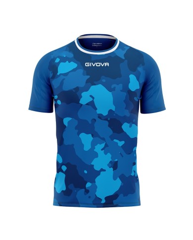 Maglia ARMY INTERLOCK Givova MA041 Calcio Tennis Padel Azzurro Turchese MA0410224