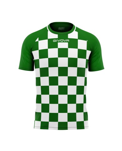 Maglia da Calcio Givova Dama MAC33 Padel Tennis Verde Bianco MAC331303