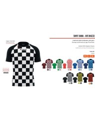 Maglia da Calcio Givova Dama MAC33 Padel Tennis Giallo Nero MAC330710